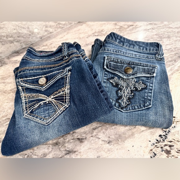 Wrangler Denim - Bundle of 2 pair Wrangler and Wildflower bootcut Sz. 1x32.